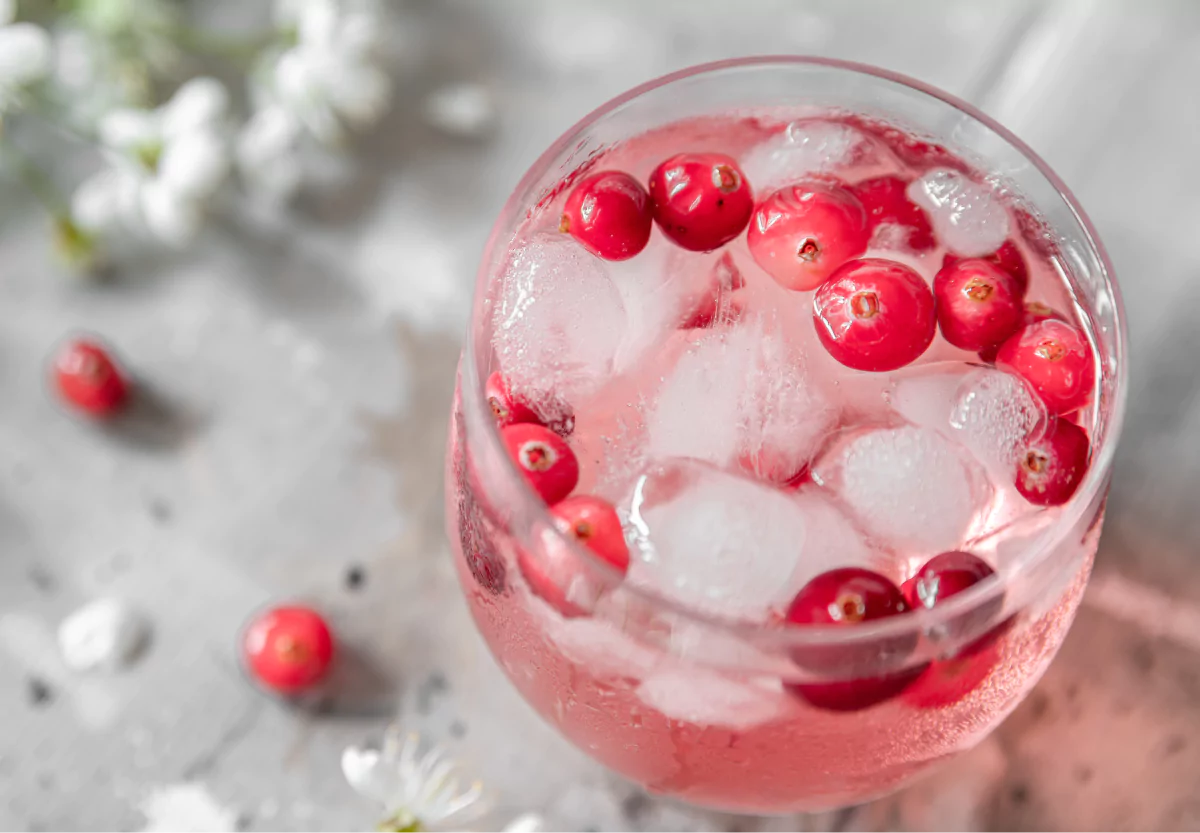 cranberry lemon spritzer